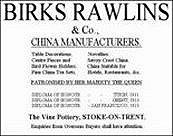 Birks Rawlins & Co. - Advert