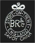 Savoy China,BR&C,Stoke-On-Trent - Trademark