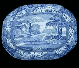 Bathwell & Goodfellow - Transfer Pattern Platter 