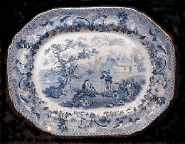 Bathwell & Goodfellow - Transfer Pattern Platter 