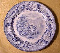 Thomas Goodfellow II - Transfer Pattern Plate 'Rural Scenery'